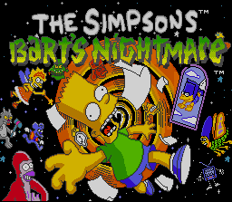The Simpsons Bart's Nightmare screenshot 2 for Super Nintendo